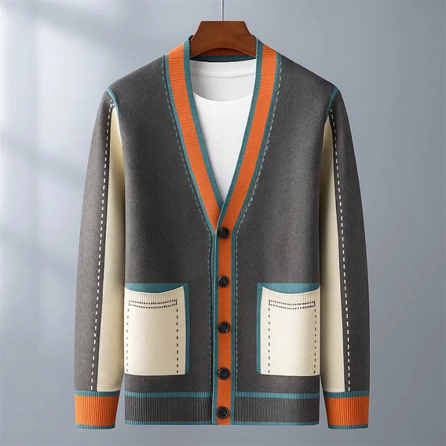 Lajos – Strickjacke Aus Wolle Mit Taschen