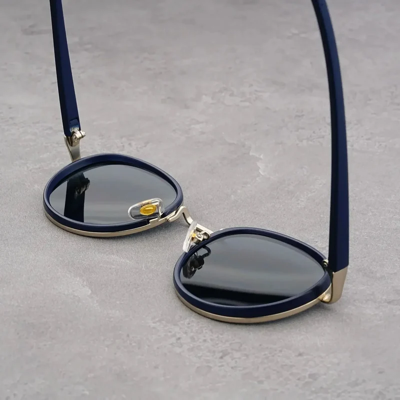 NoirGlow – Luxe Eclipse Rundsonnenbrille