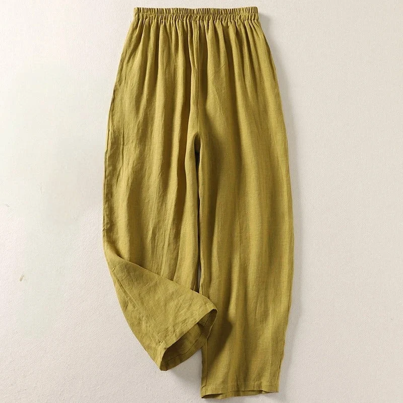 Ljupka – Leichte Hose Aus Baumwolle Und Leinen