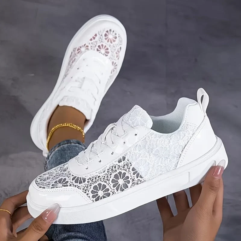 Alltags Frauen Mesh Sport Sneakers