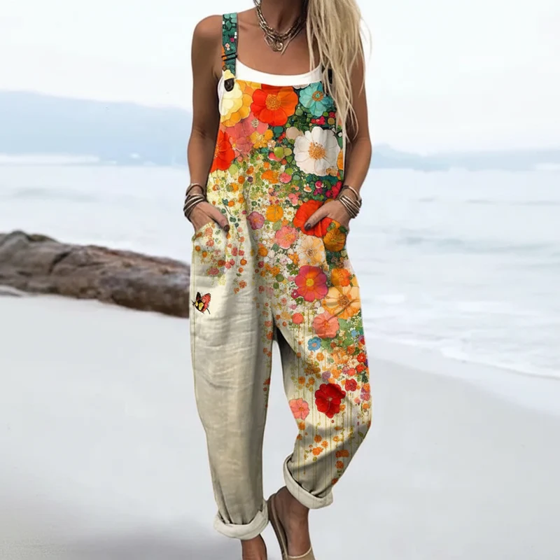 Wildflower Breeze Jumpsuit – Blumiges Sommerkleid für Damen