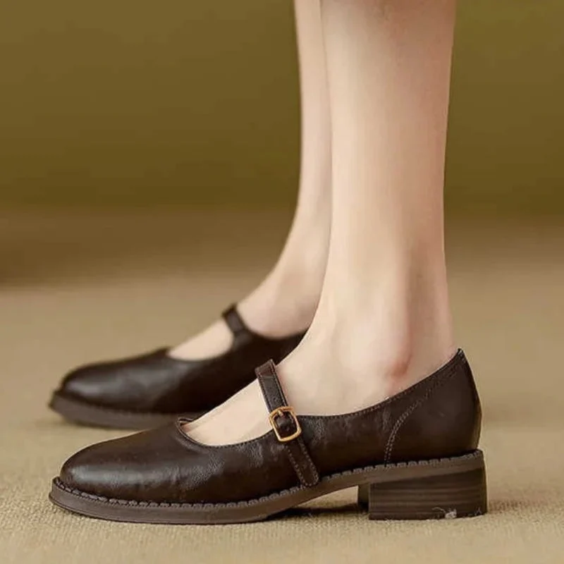 Donia – Bequeme Lederschuhe Mit Riemen