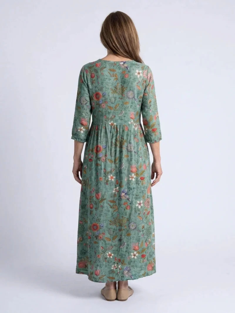 Meriana – Prämie Maxi Kleid Mit Blumenmuster
