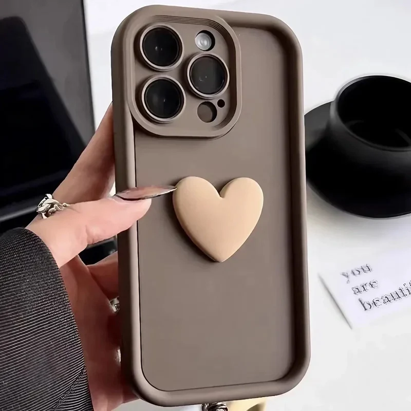 Heartora - Liebesge Schichte iPhone Hülle Mit Herzgriff