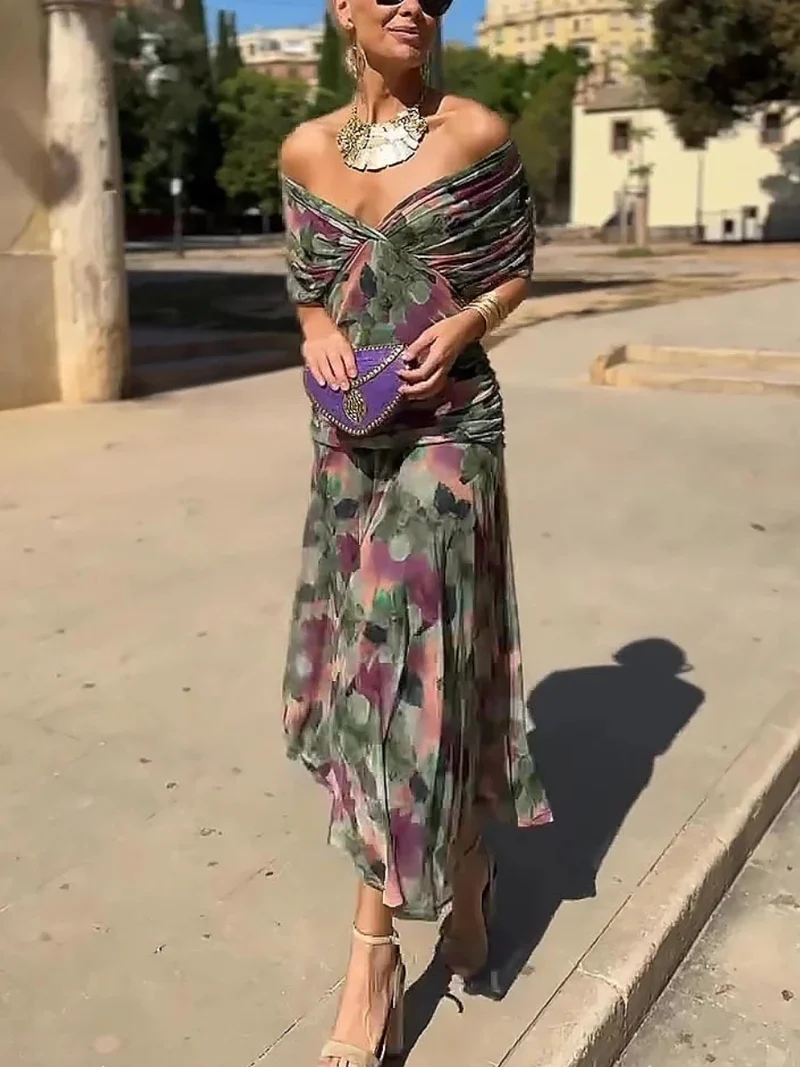 Manich – Fließendes Midikleid