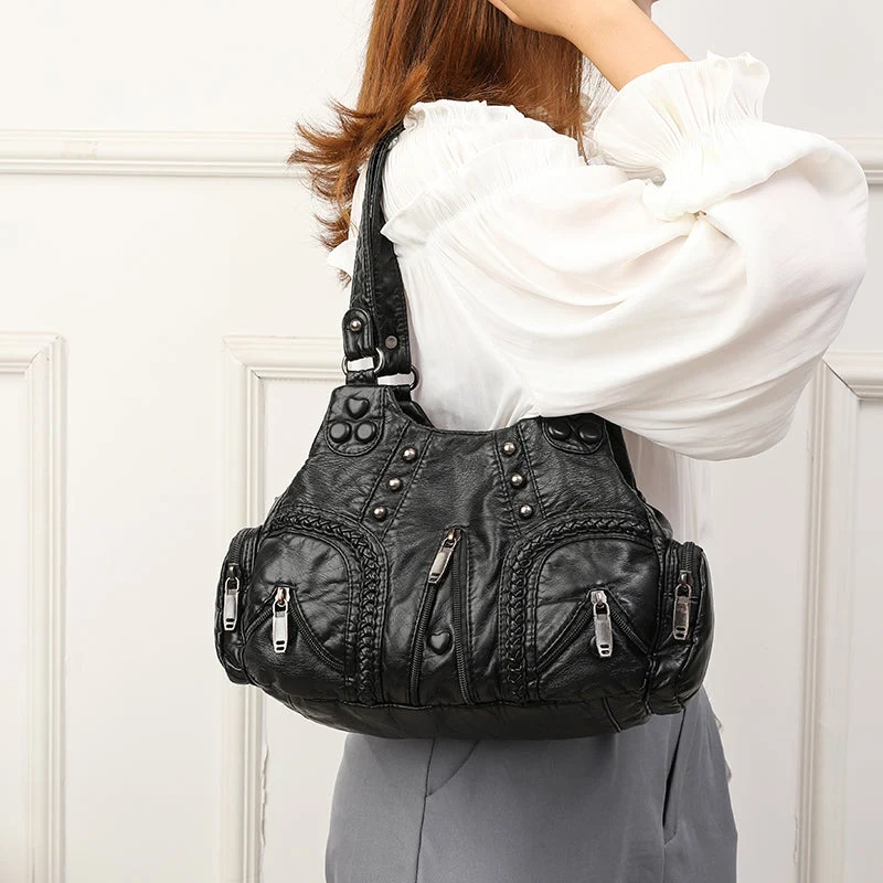 Alician – Boho-Tasche mit mehreren Reißverschlusstaschen