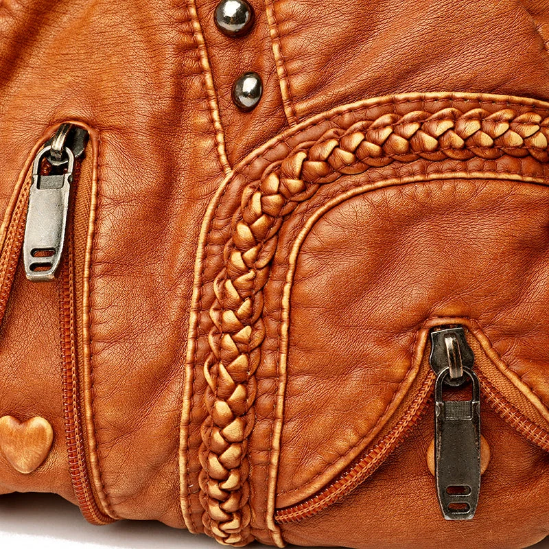 Alician – Boho-Tasche mit mehreren Reißverschlusstaschen