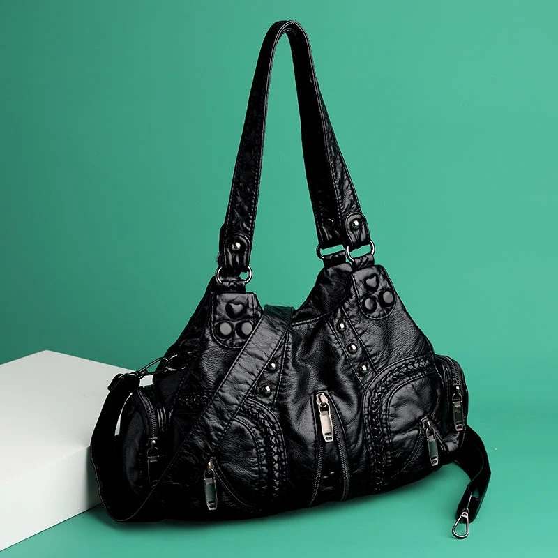 Alician – Boho-Tasche mit mehreren Reißverschlusstaschen