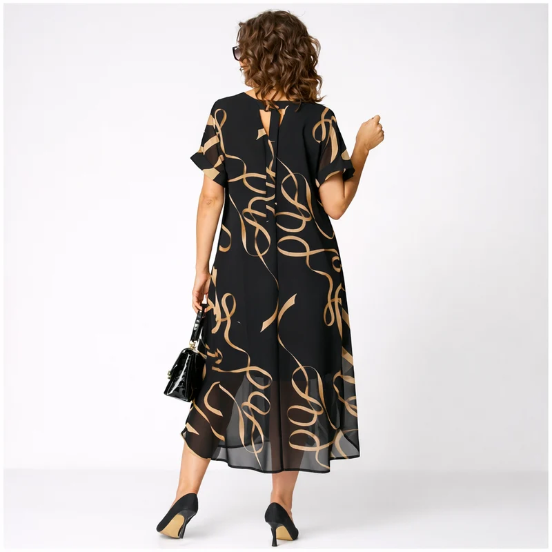 Pavla – Elegantes Kurzarm Kleid