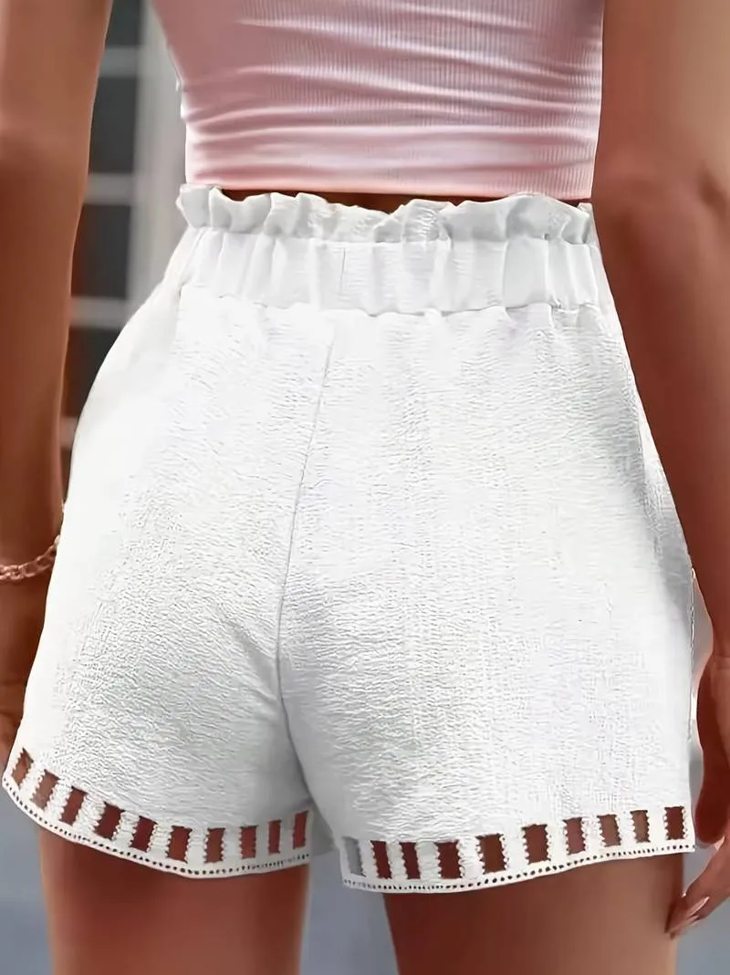 Mbakera - Lässige Shorts Mit Praktischer Geschnürungstasche