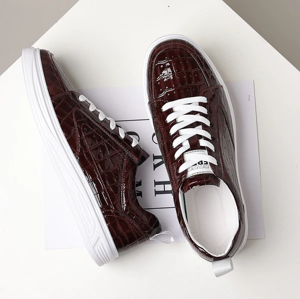 Deion – Leder Schnürschuh Turnschuh