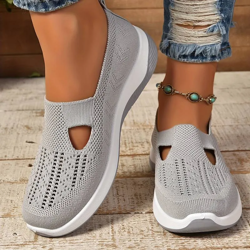 Haniya – Atmungsaktive Slip-On Turnschuh Aus Strick