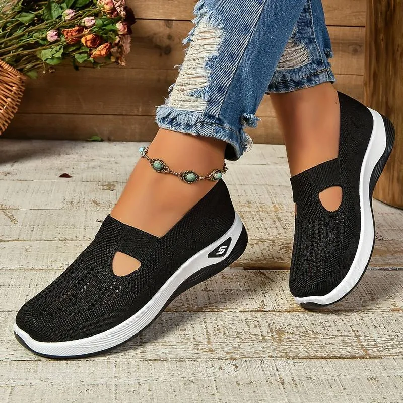 Haniya – Atmungsaktive Slip-On Turnschuh Aus Strick