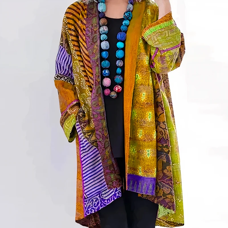 Rozenna – Strickjacke Im Kimono-Stil