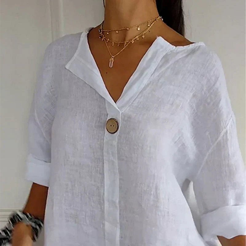 Denzel Knopf Bluse Damen – Elegant & Vielseitig