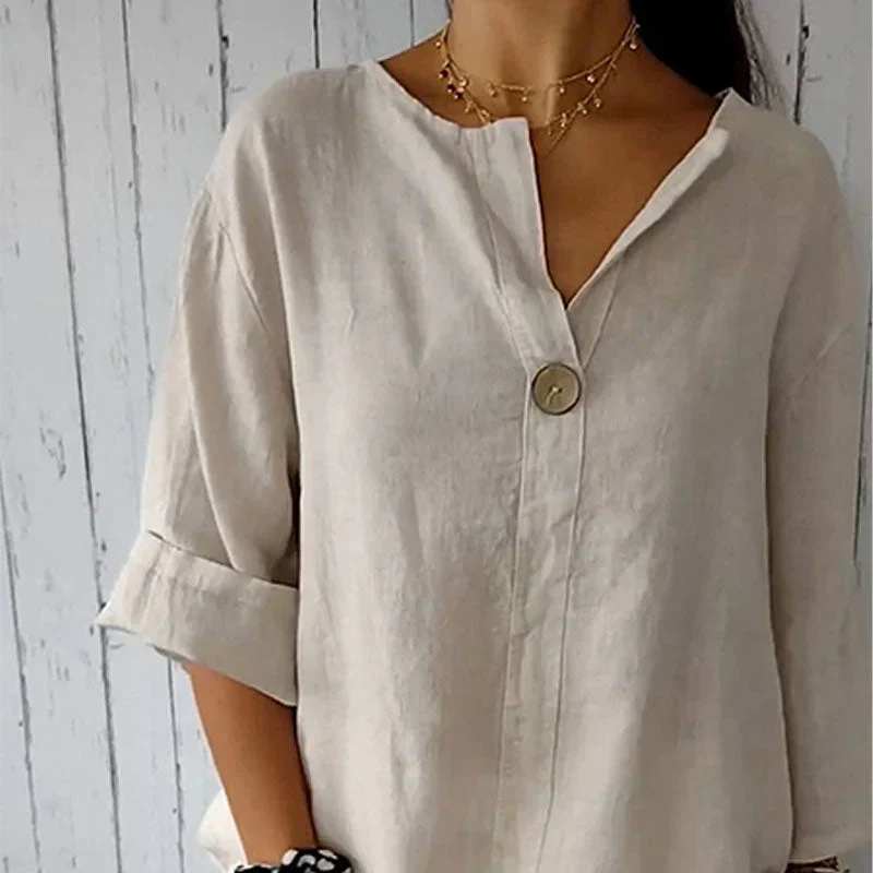 Denzel Knopf Bluse Damen – Elegant & Vielseitig