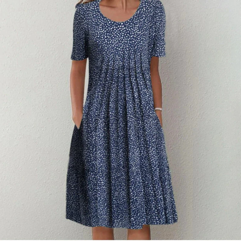 Gigi | Elegantes Blumenkleid für Damen – Midi-Kleid
