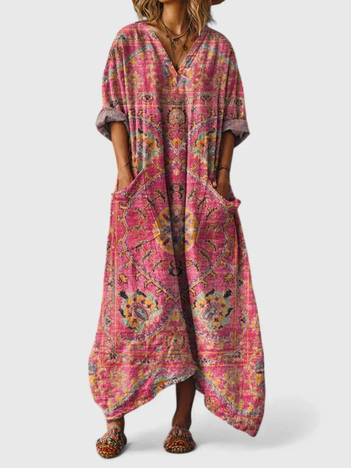 Chathumi - Elegantes Kleid Mit Aufdruck