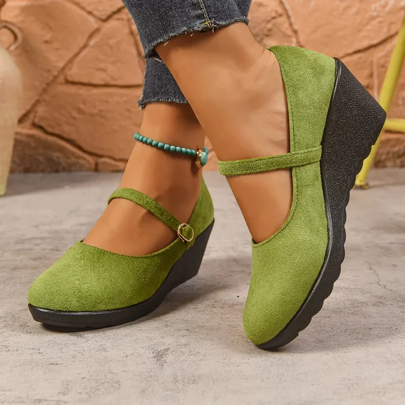 Bethy – Mary Jane Schuhe Mit Schnallenriemen