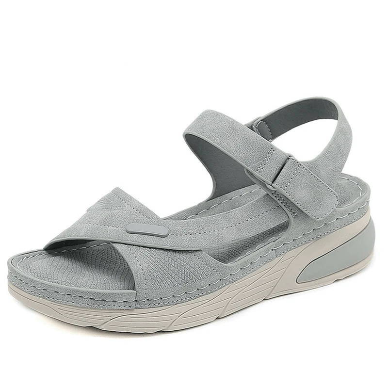 Orthopädische Sandalen für Damen | Breite Zehenbox, Fußgewölbestütze