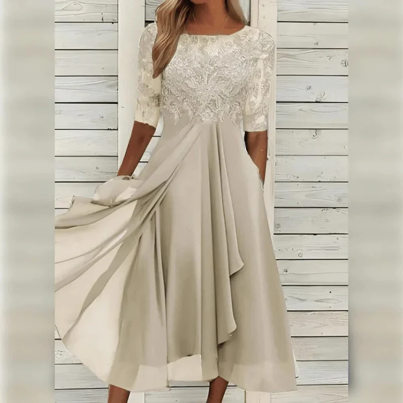 Festliches Abendkleid für Damen | Hochzeitsgesellschaft
