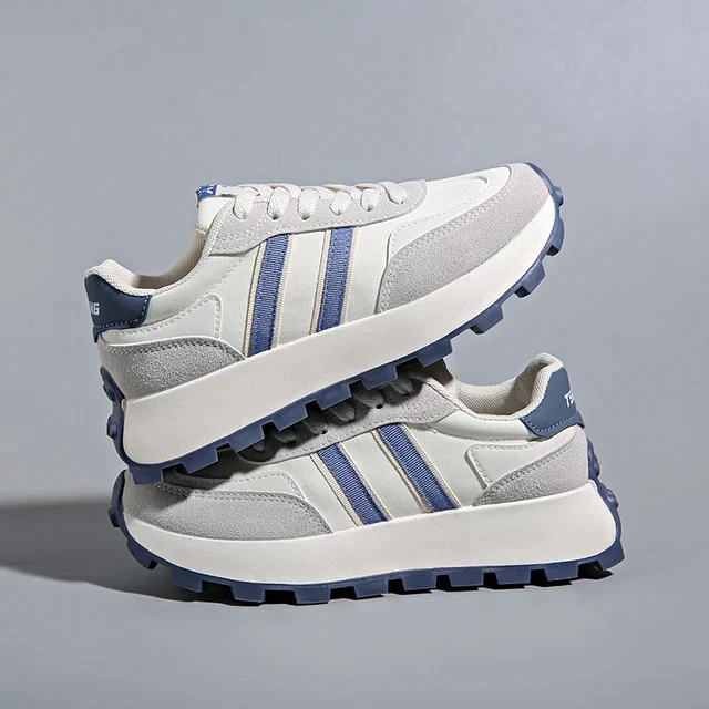 Flache Schnürsneaker für Damen mit Fußgewölbestütze