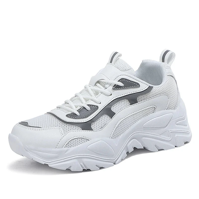 Leichte Mesh-Wanderschuhe für Damen | Dicke Sohle