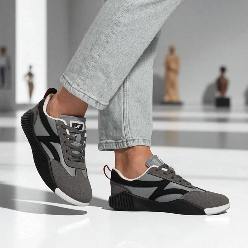 Orthopädische Schnür-Sneaker für Damen | Fußgewölbestütze