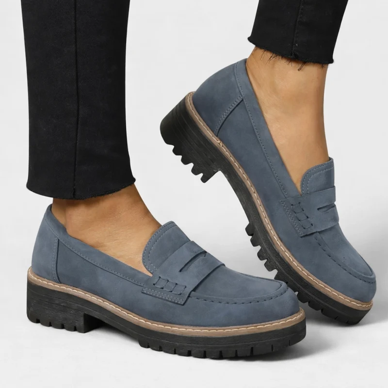 Orthopädische Slipper für Damen | Grobe Sohle