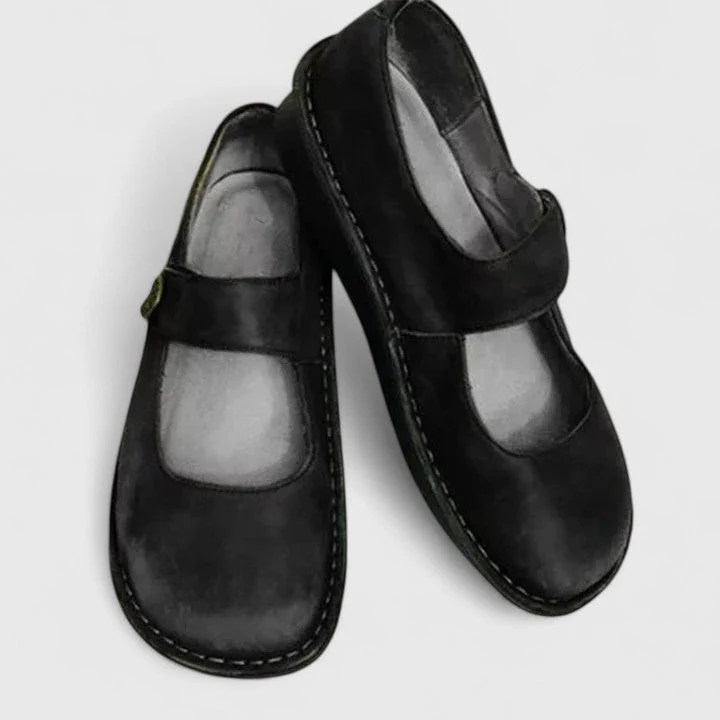 Orthopädische Damenschuhe mit verstellbarem Riemen