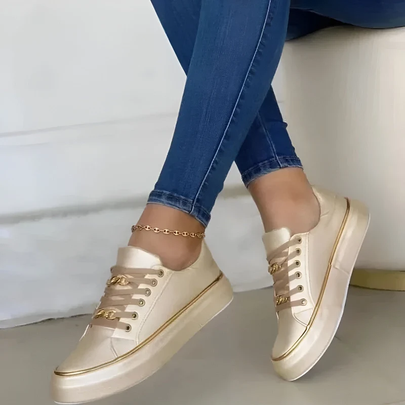 Orthopädische Sneaker für Damen mit Schnürung