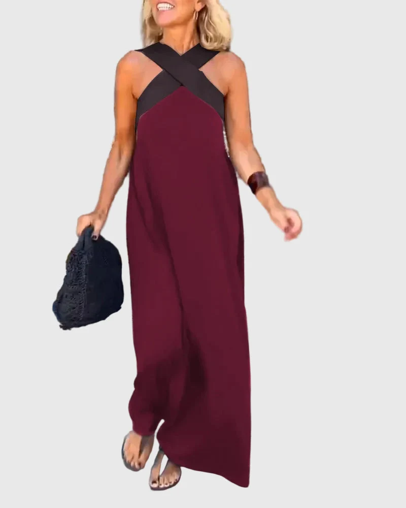 Magdalena | Damen Anmutiges Fließendes Maxikleid – Maxi Kleid Fließend Elegant 2026