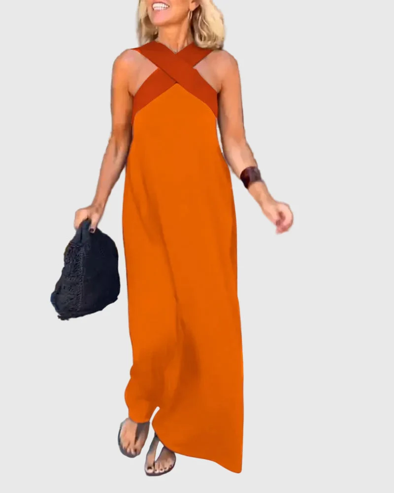 Magdalena | Damen Anmutiges Fließendes Maxikleid – Maxi Kleid Fließend Elegant 2026