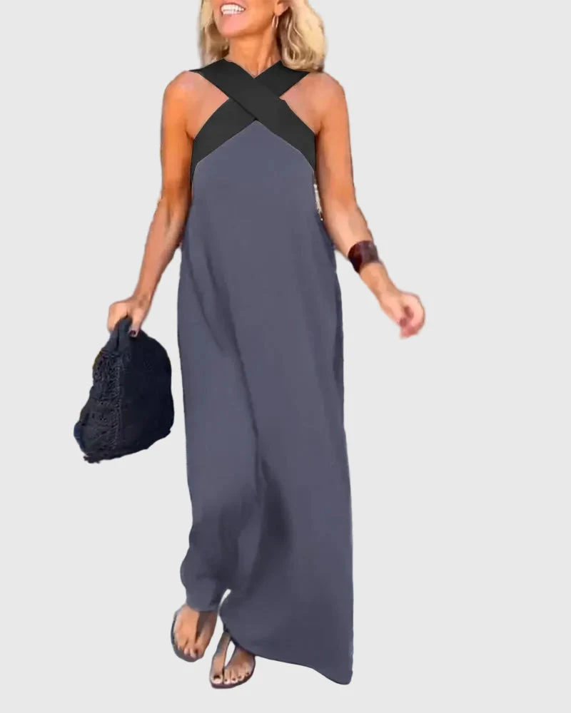 Magdalena | Damen Anmutiges Fließendes Maxikleid – Maxi Kleid Fließend Elegant 2026