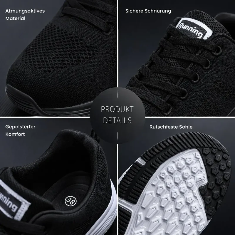 Orthopädische Slip-On-Sneaker für Damen | Fußgewölbestütze