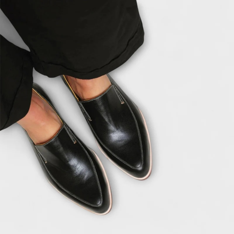 Orthopädische Slipper für Damen ohne Schnürsenkel