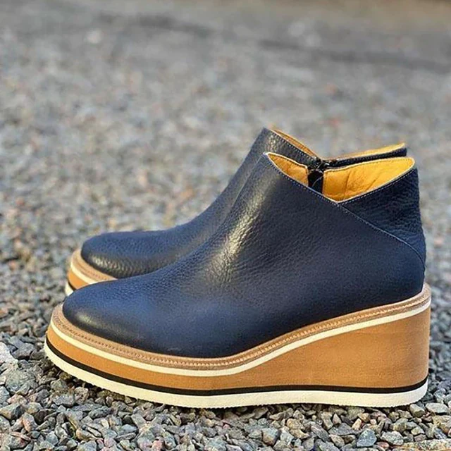 Wasserdichte Stiefel mit Reißverschluss für Damen, orthopädisch