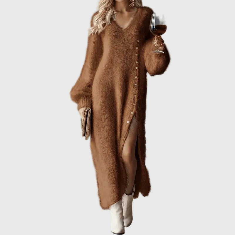 Alina | Damen Urlaubsloungekleid – Lounge Kleid Urlaub Bequem Sommer 2026