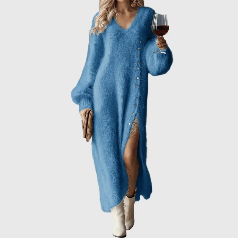 Alina | Damen Urlaubsloungekleid – Lounge Kleid Urlaub Bequem Sommer 2026