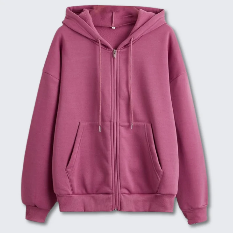 Lara | Stylischer Freizeit-Hoodie mit Reißverschluss