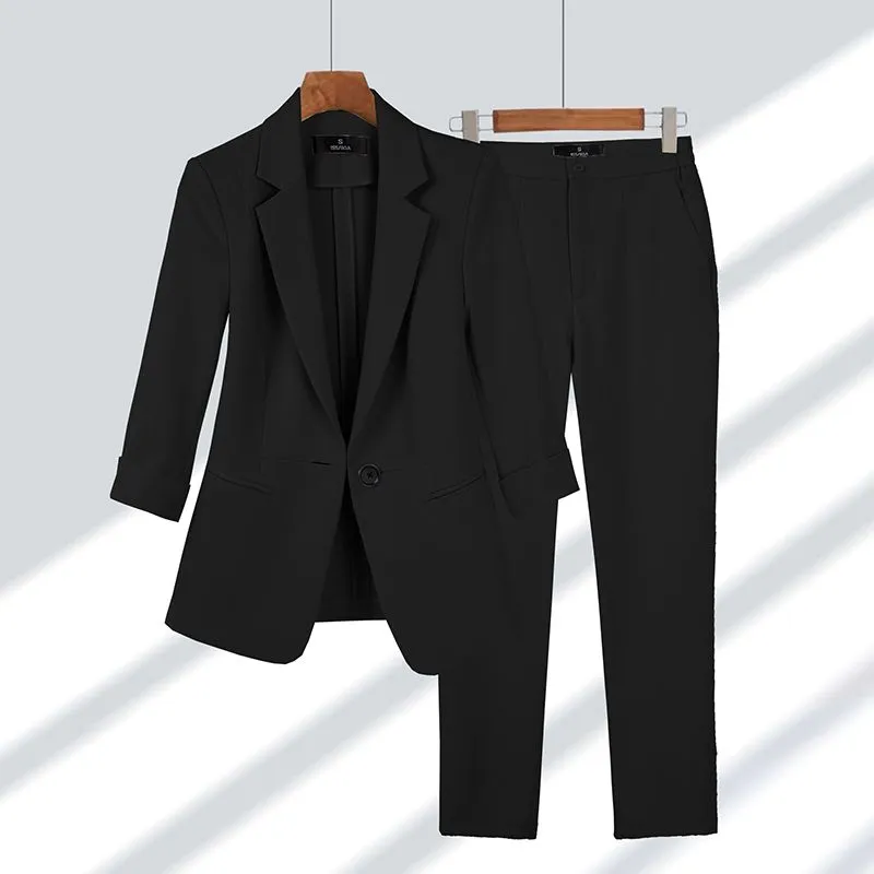 Monika | Maßgeschneiderter Business Anzug für Damen Zweiteiliges Set