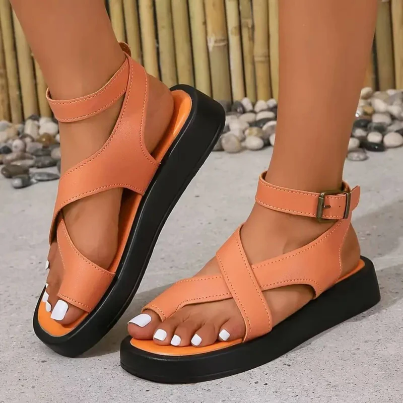 Karin | Damen Orthopädische Zehensteg Sandalen Komfort
