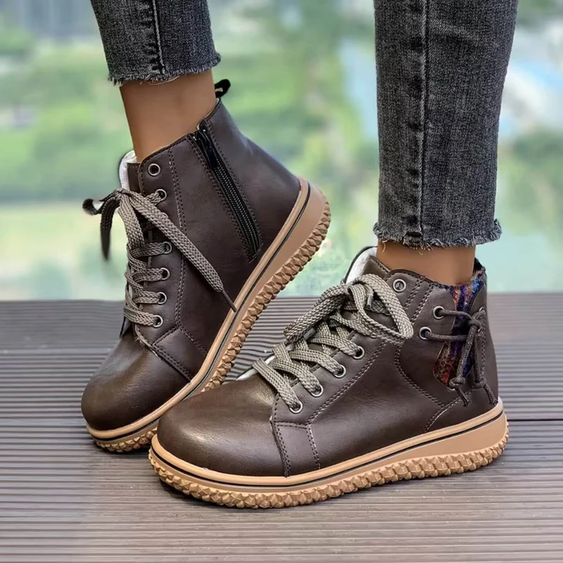 Merle | Damen Lederschuhe Warm Gefüttert Herbst Komfort