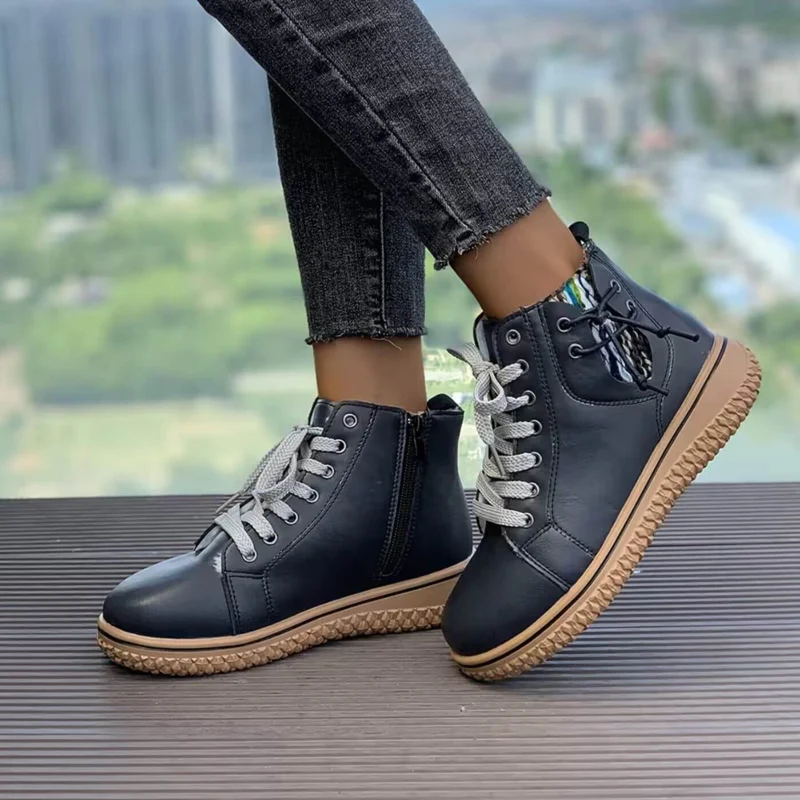 Merle | Damen Lederschuhe Warm Gefüttert Herbst Komfort