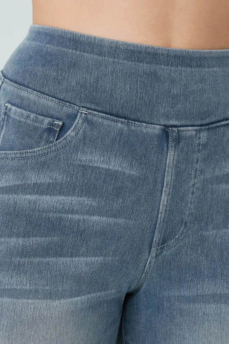 Evanna | Damen Hose Hohe Taille Hellblau Elegant Komfort