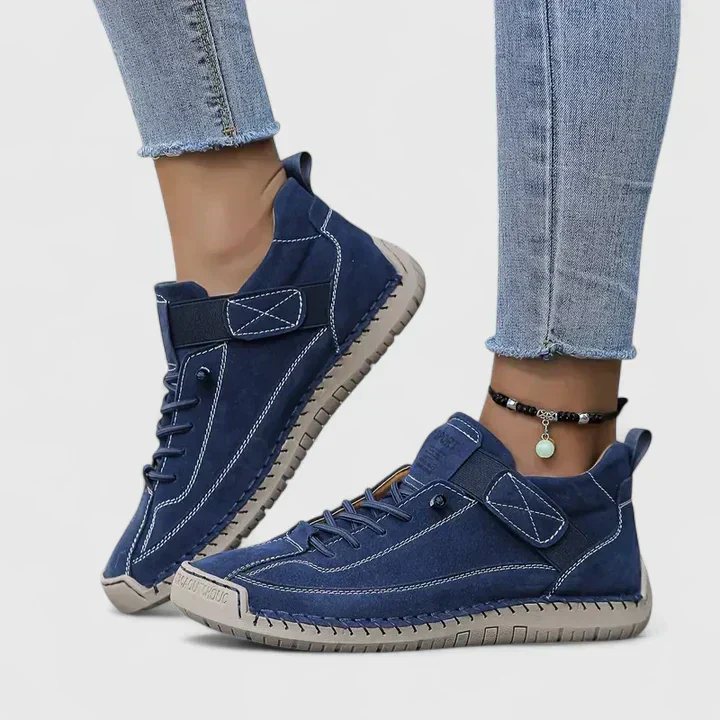 Barbara | Damen Lässige Schnür-Sneaker