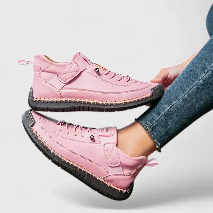 Barbara | Damen Lässige Schnür-Sneaker