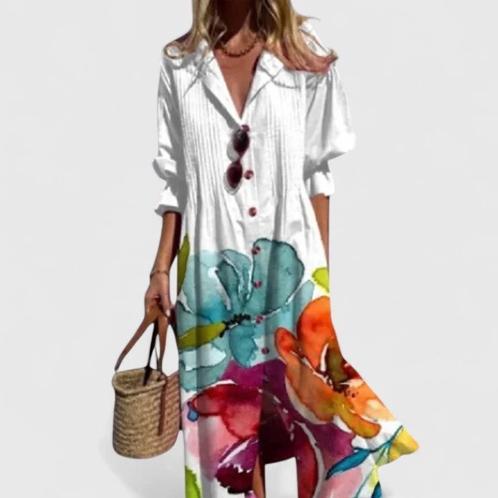 Boho-Kleid für Damen mit Print