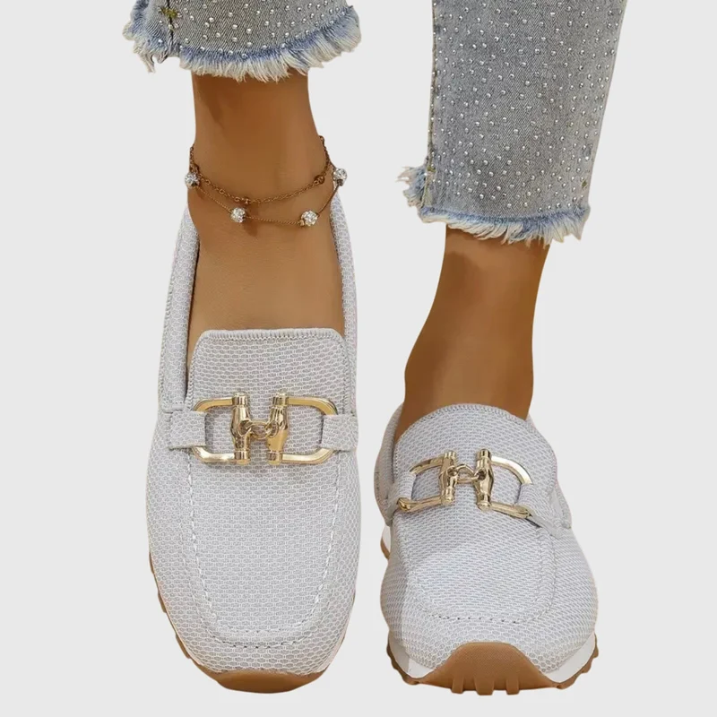 Orthopädische Damen-Loafer mit Fußbett