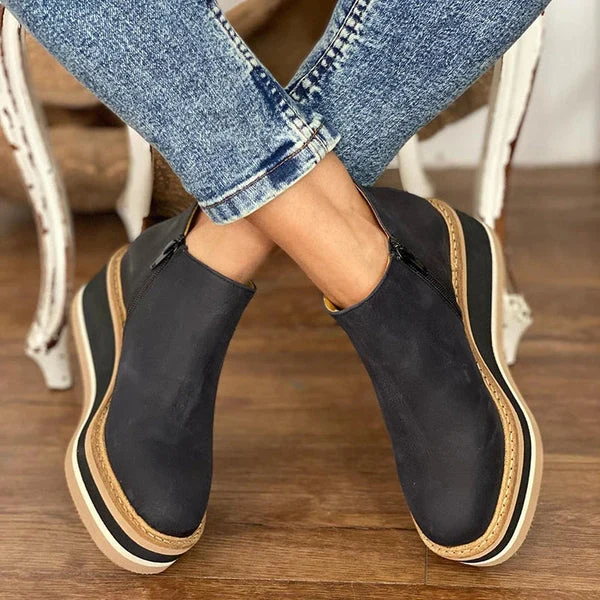 Maria | Stylische Keilabsatz-Stiefeletten Für Damen